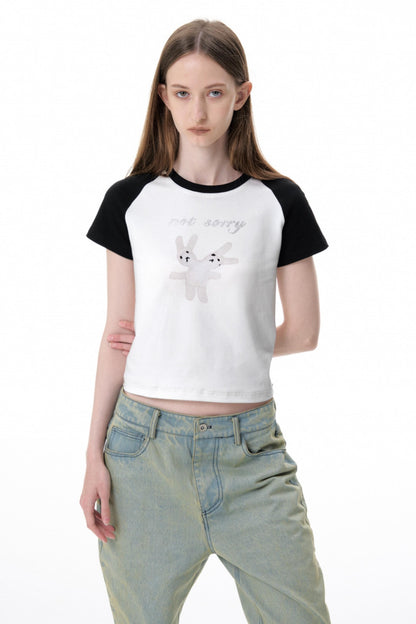 Bunny Rhinestone Tee