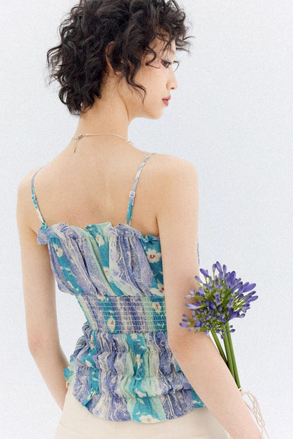 Mist Drawstring Camisole