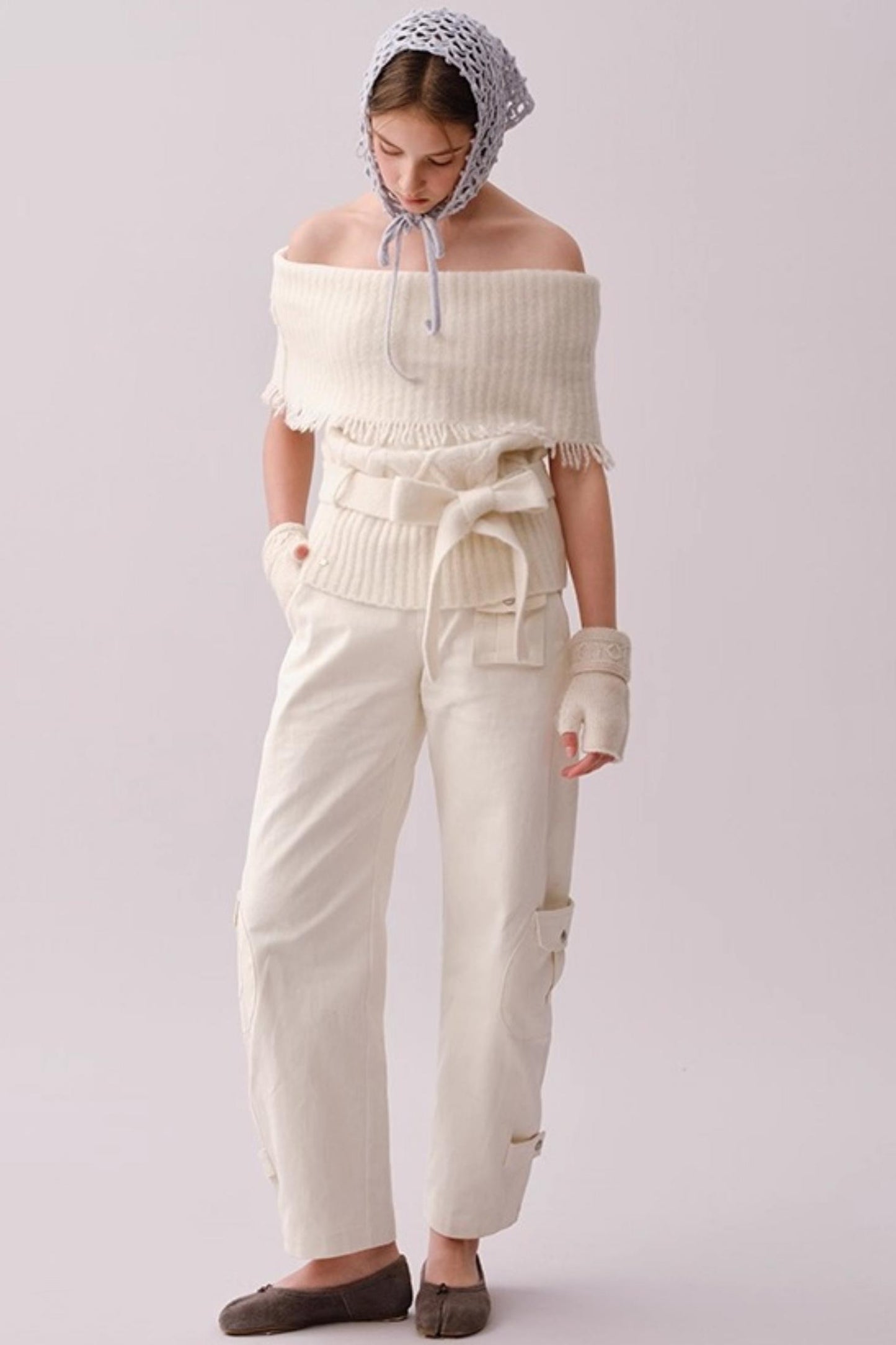 Rosa Retro Cotton Cargo Pants