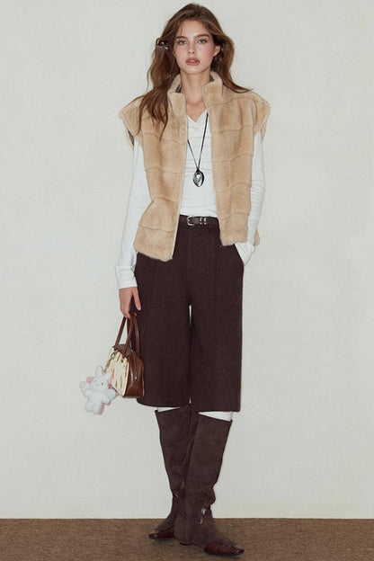 Sea Wool Tweed Pants