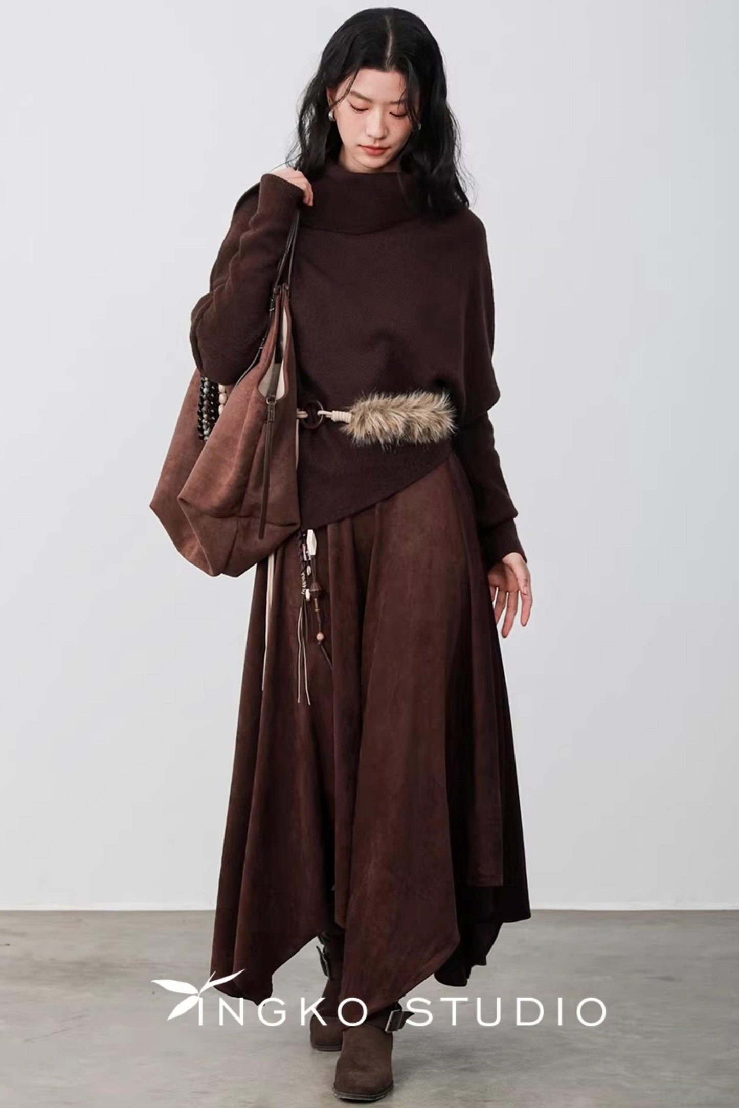 Ingko Latte Batwing Sweater