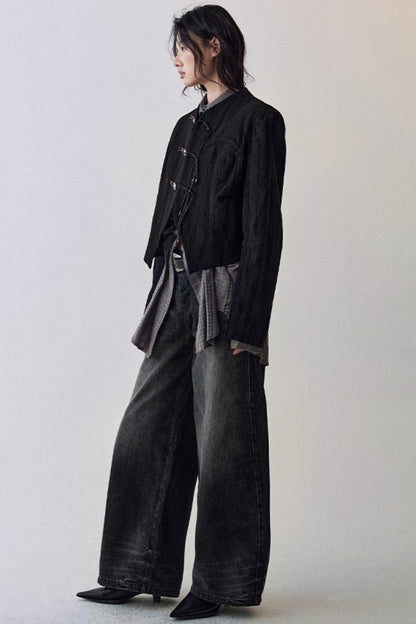 Straight Leg Gradient Scimitar Jeans