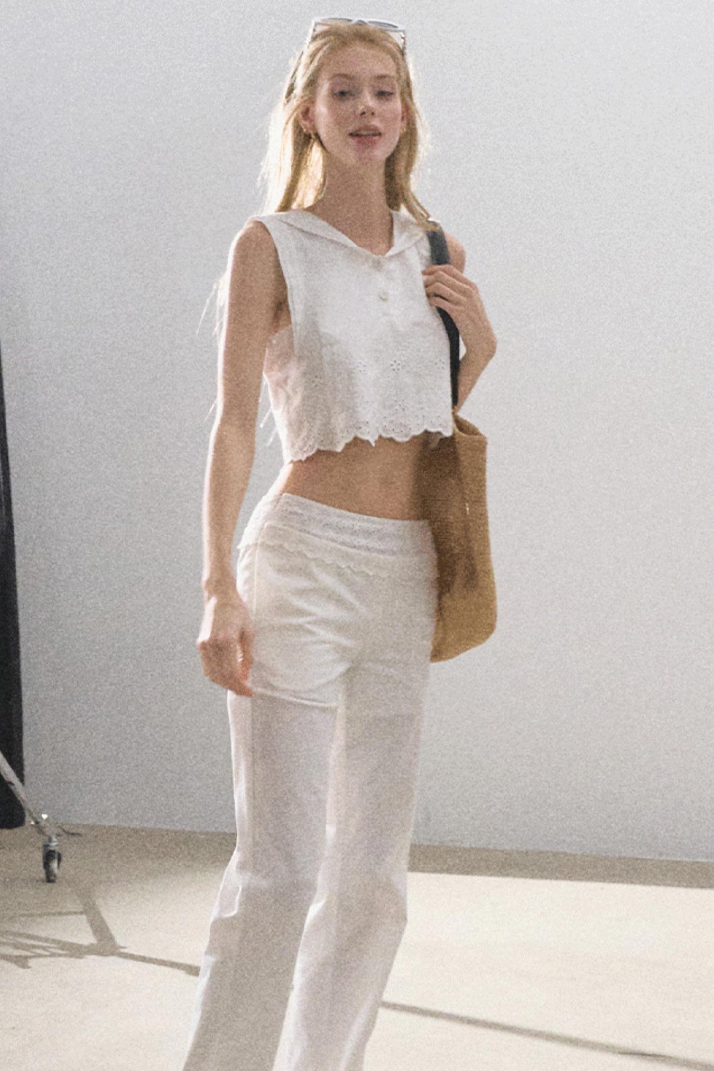 Cotton Tank & Pleated Skirt Set-Up