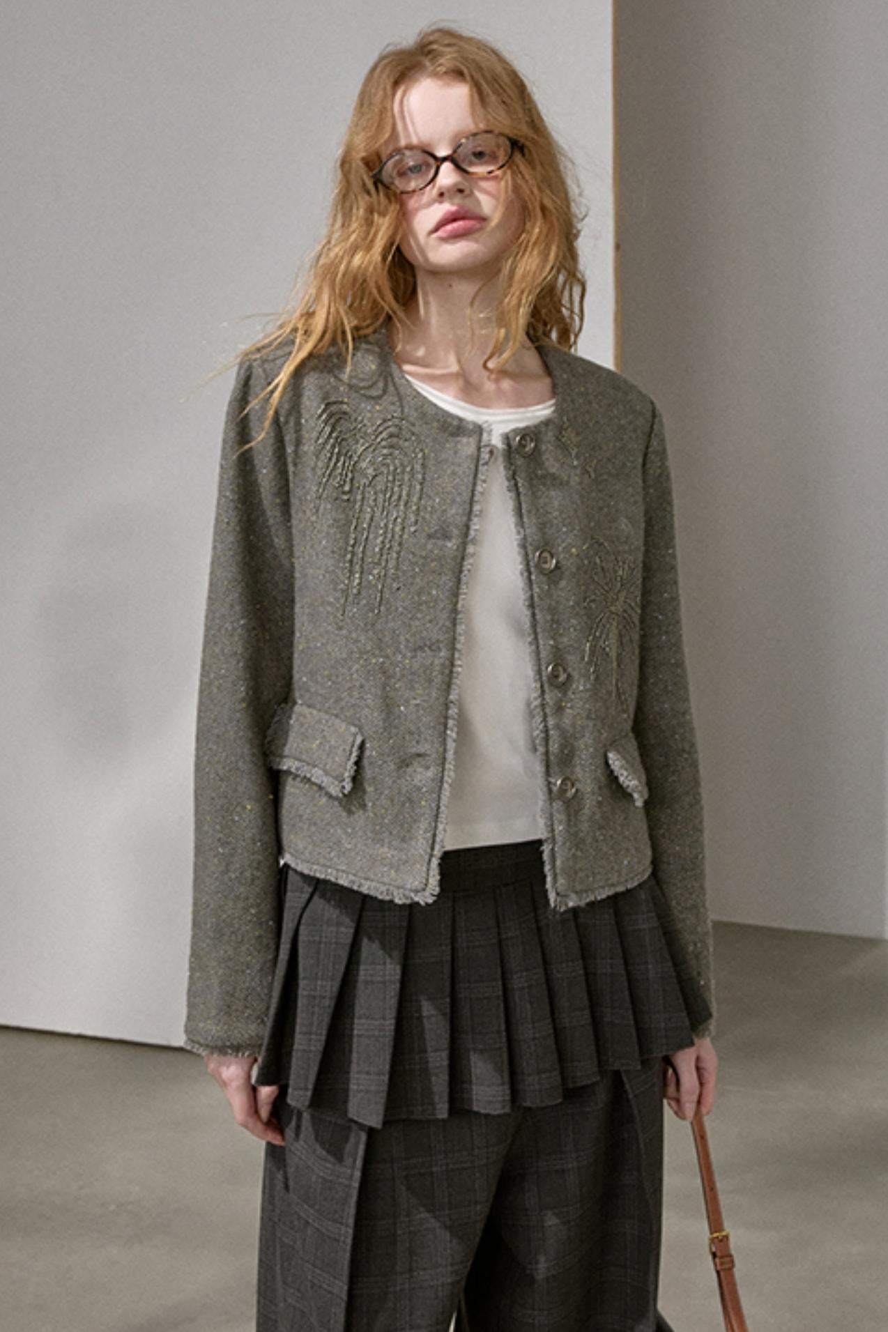 Bead-Embroidered Fireworks Jacket