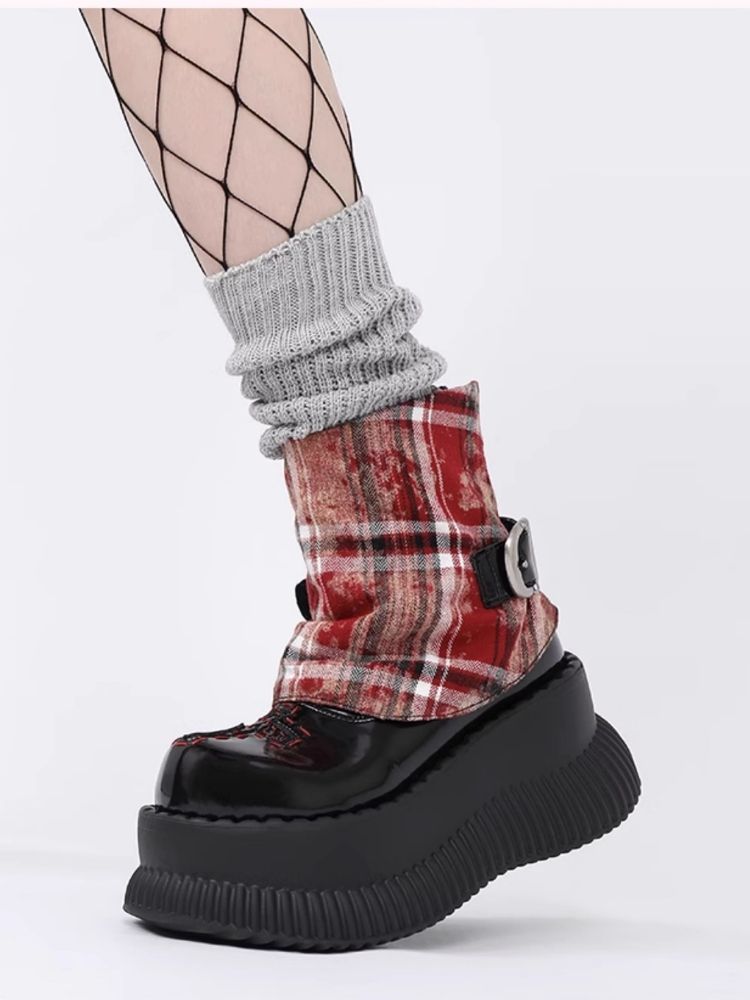 Platform short boots