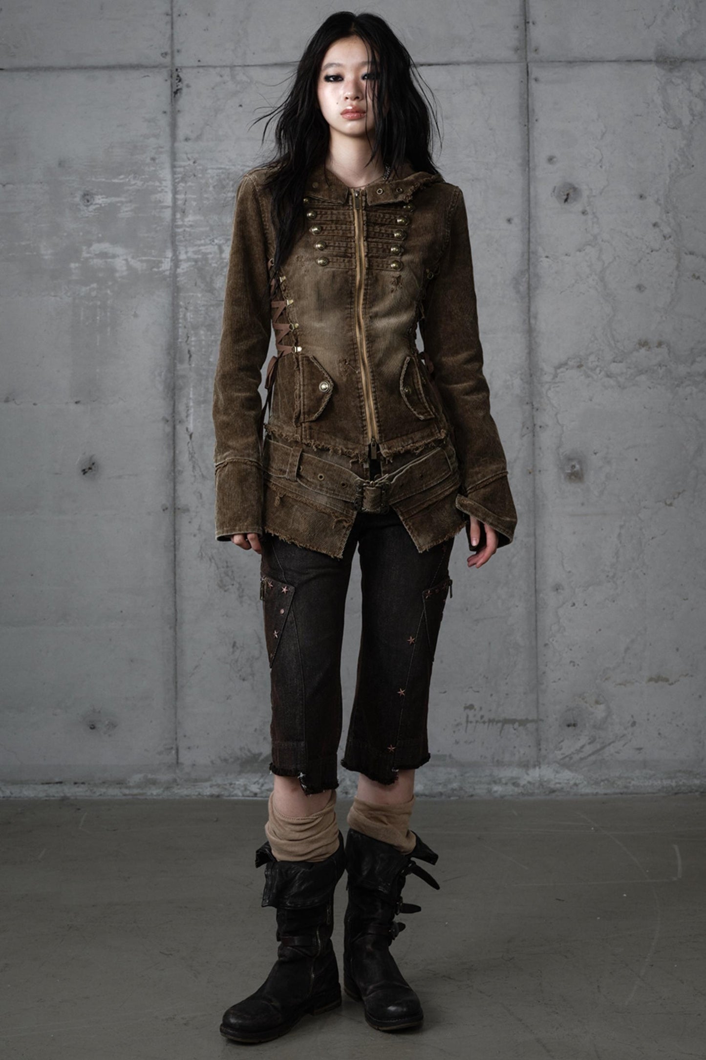 Detachable Slim Hooded Jacket