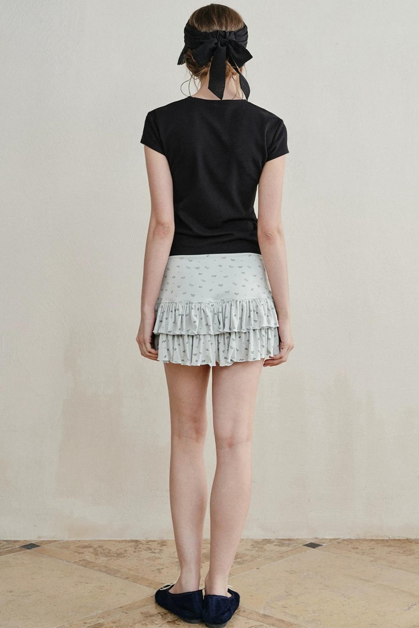 Floral Ruffled Cake Skirt