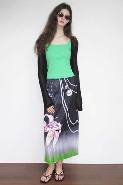 Flora Hemp Pleated Skirt Set-Up