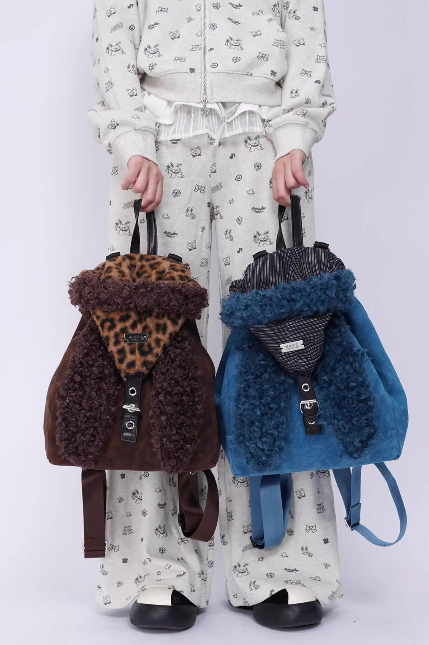 Ear Furry Crossbody Bag