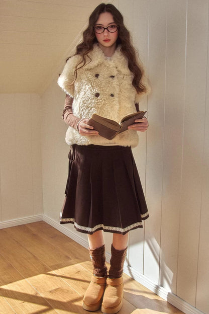 Retro Eco-Friendly Fur Jacket