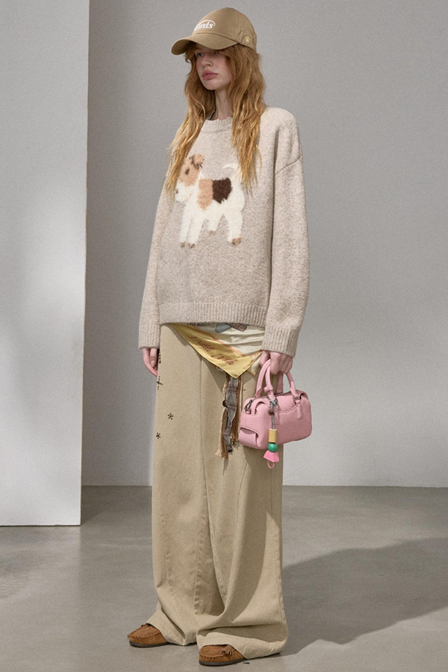 Plush Puppy Jacquard Puppy Top