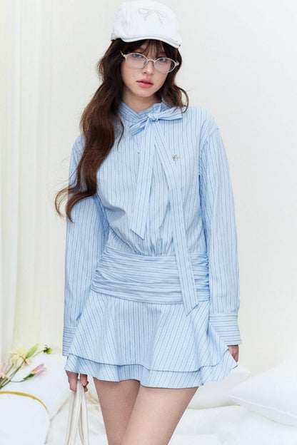 Spring Lace-Up Dress