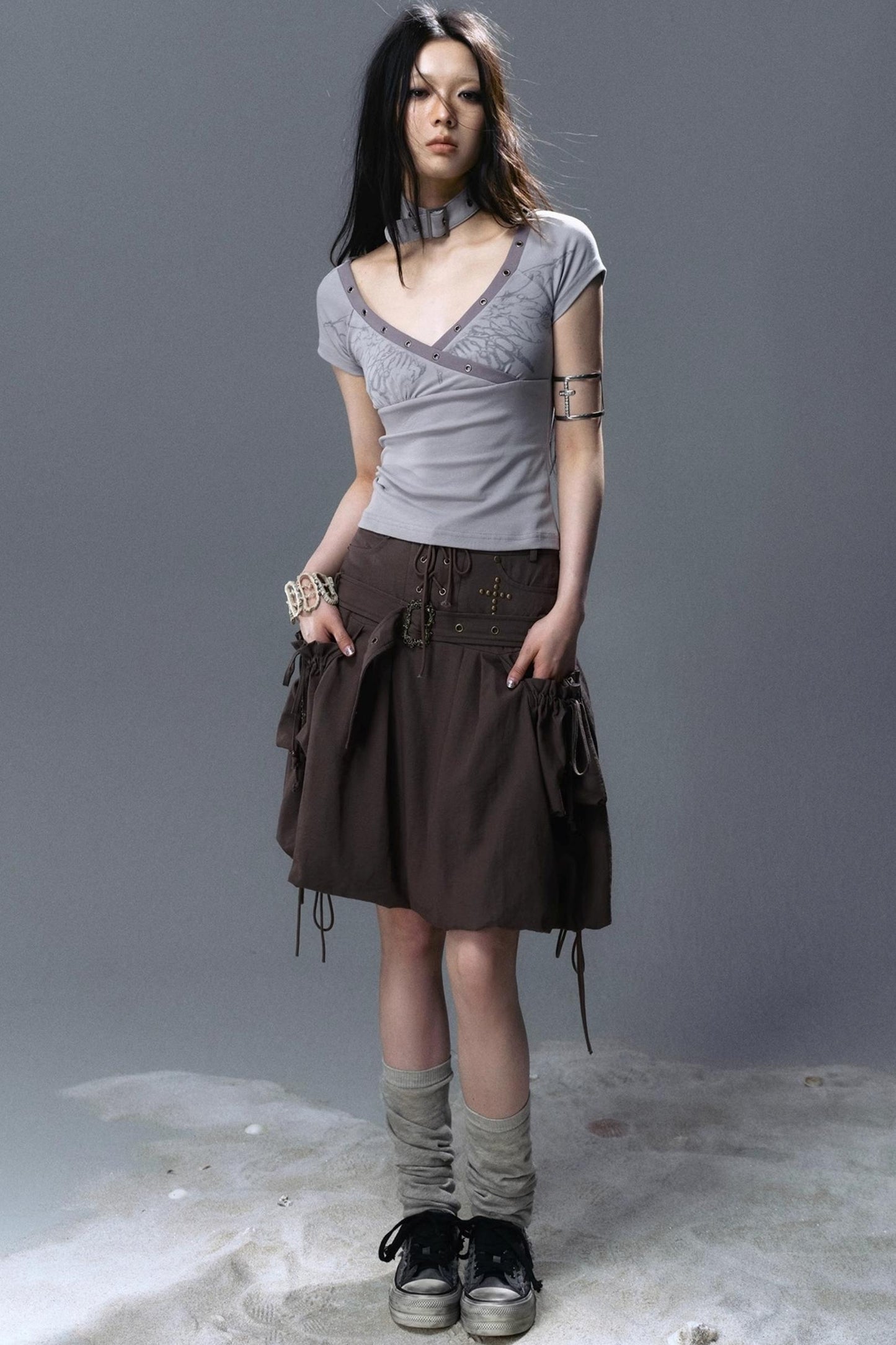 Sea Witch Midi Skirt