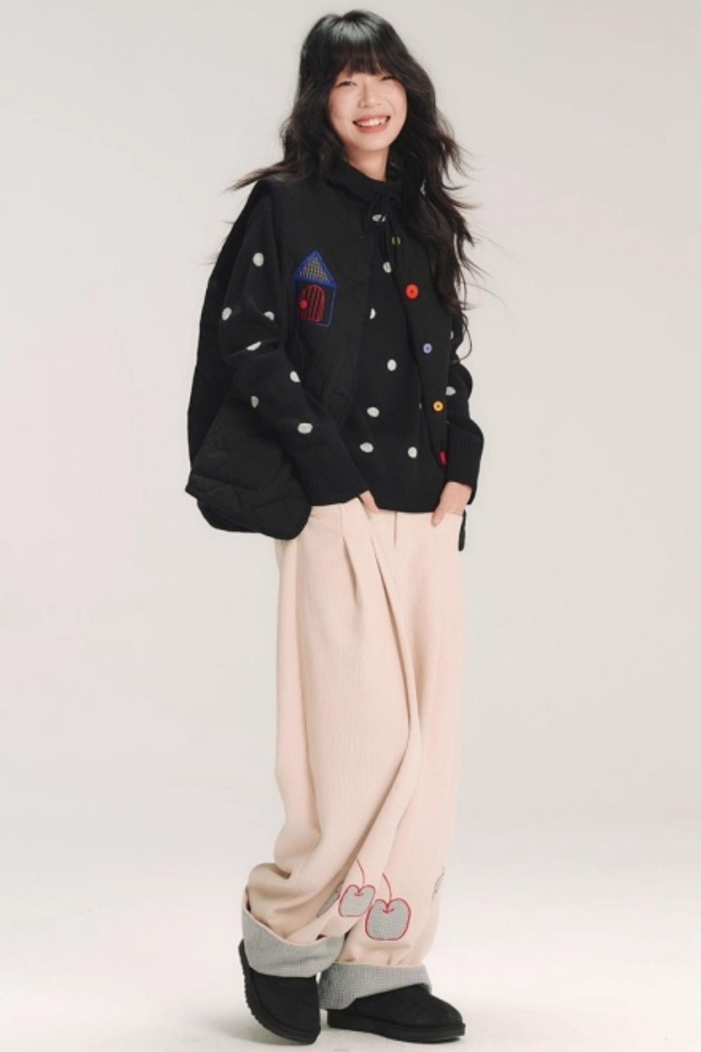 Colorful Patchwork Cotton Vest