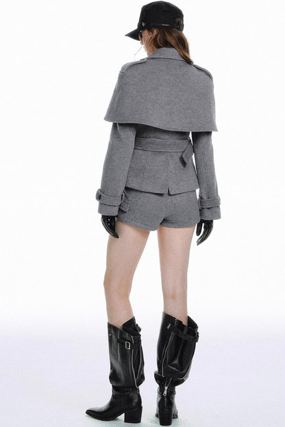 British Woolen Jacket With Shorts Set-Up