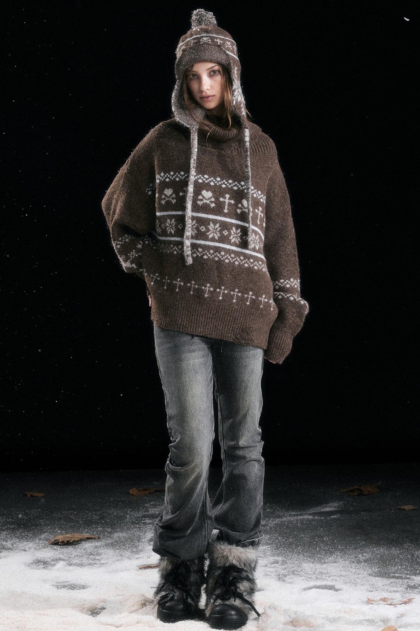 Fair Isle Vintage Sweater Top