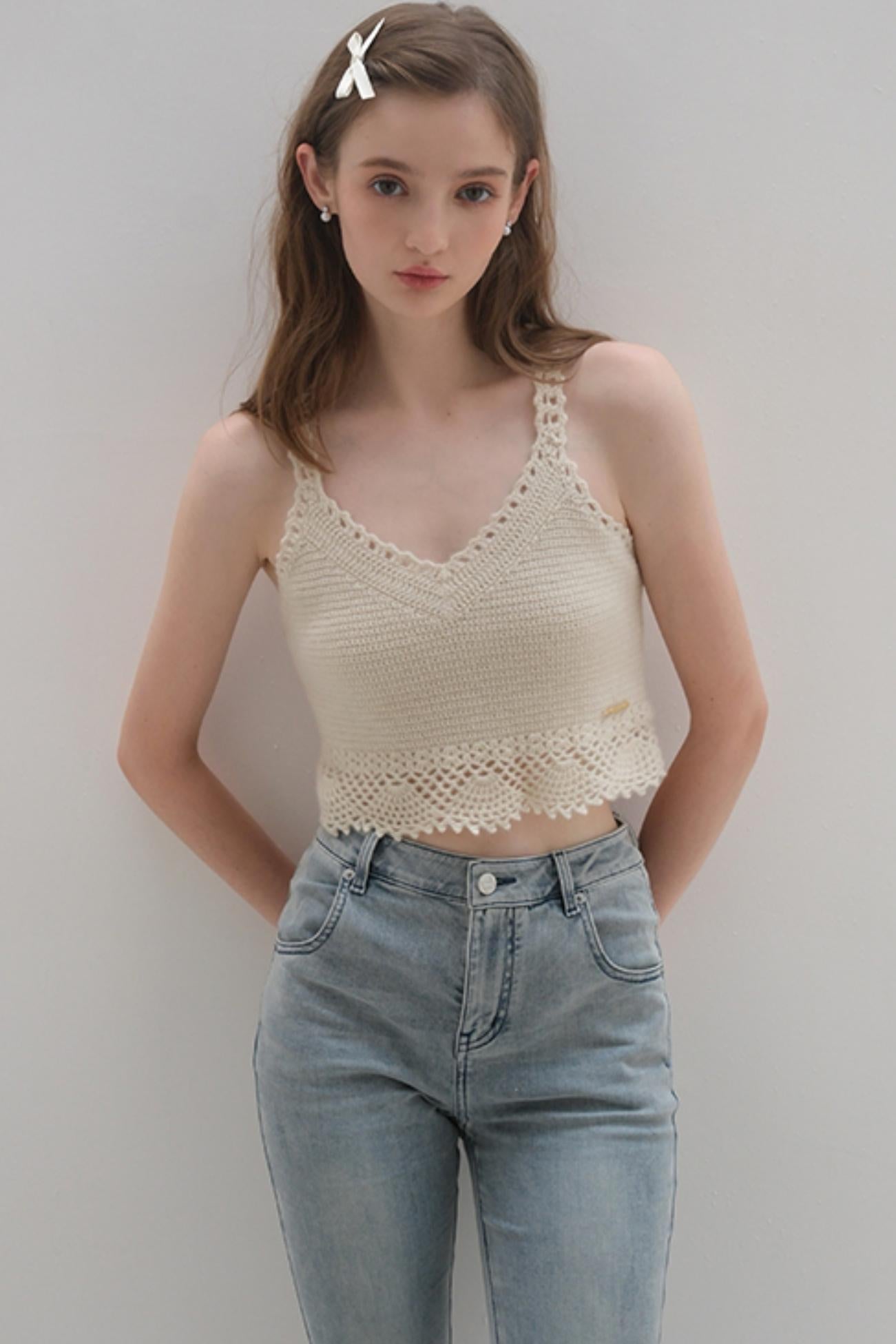 South French Crochet Camisole