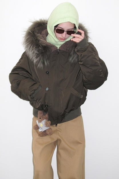 Sandstone Silhouette Velvet Denim Pants