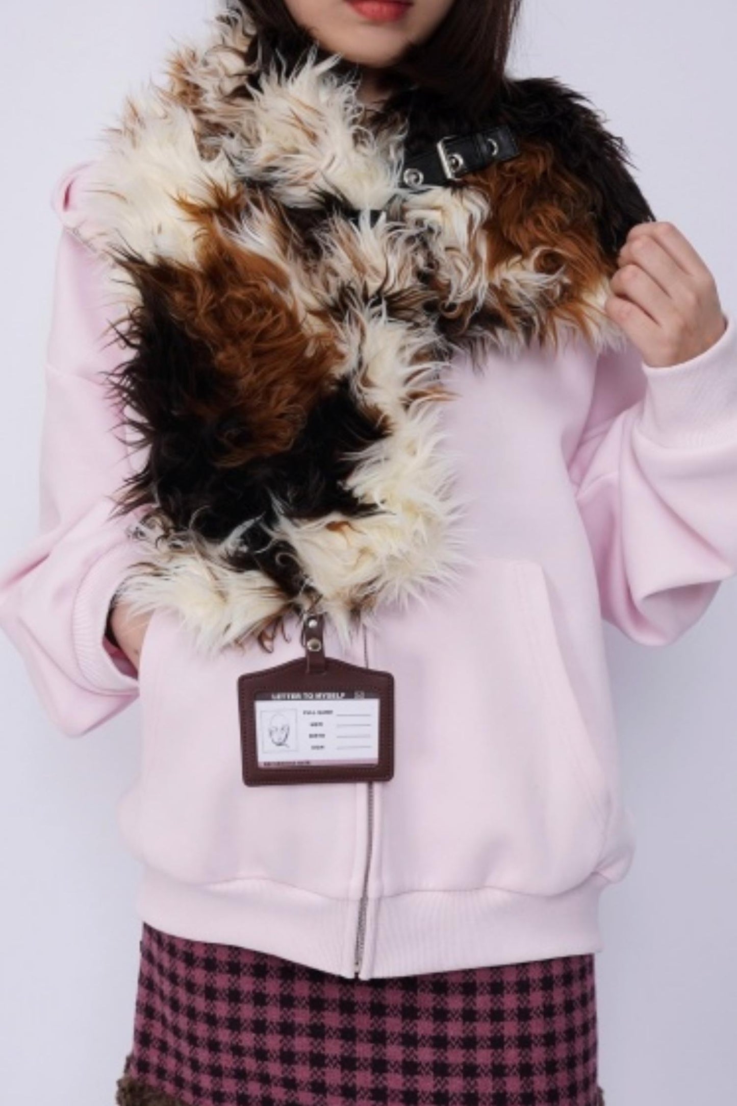 Rebirth Plush Patchwork Scarf