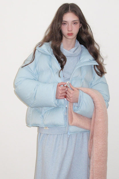 Three-Dimensional Pony Knit Top & Skirt Set