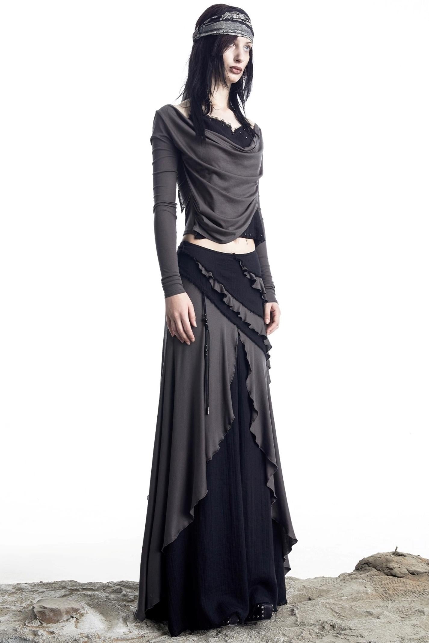 Fake Two Halterneck Swing Top