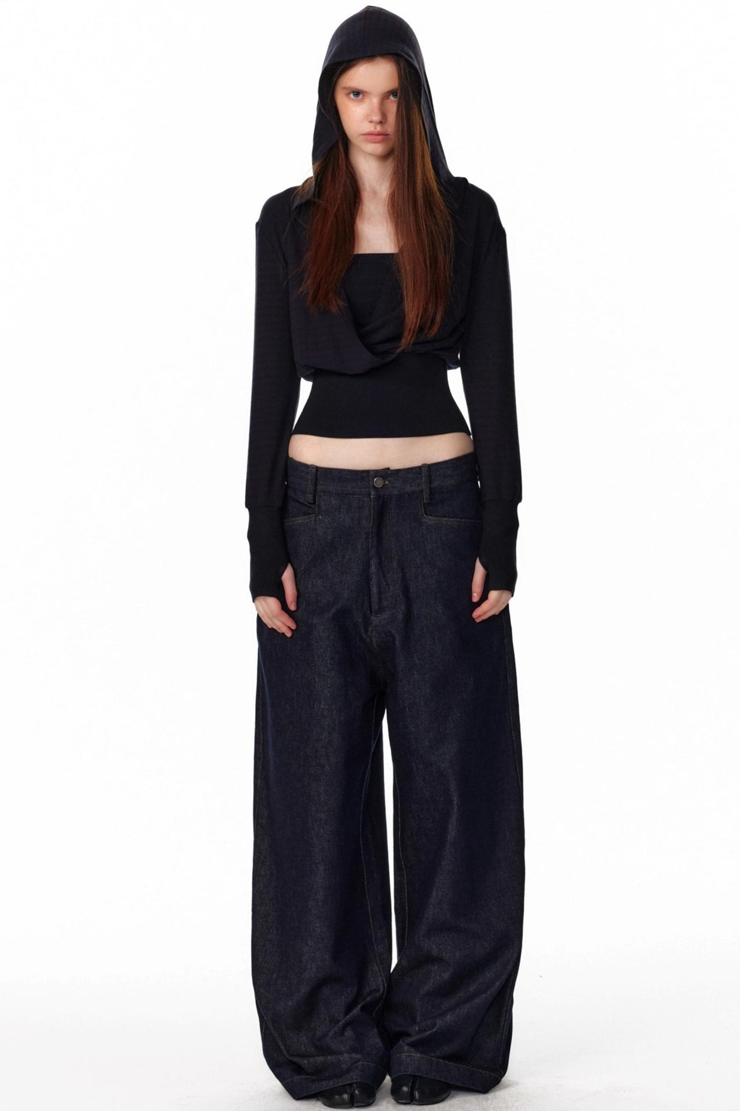 Slim Wool Striped Long Sleeve T-Shirt