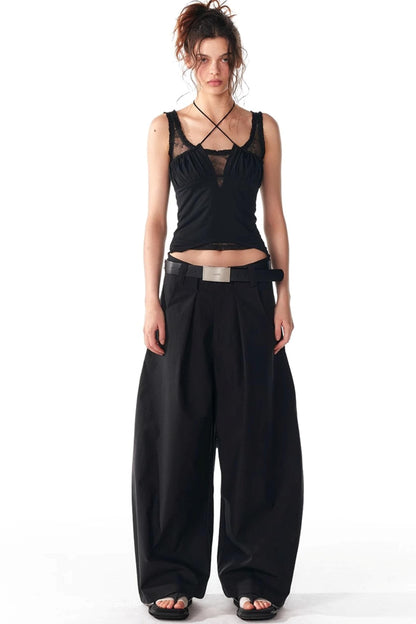 Lace-Trimmed Slim Fit Camisole