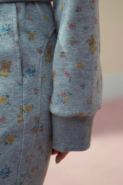 One-Shoulder Sweatshirt Set-Up