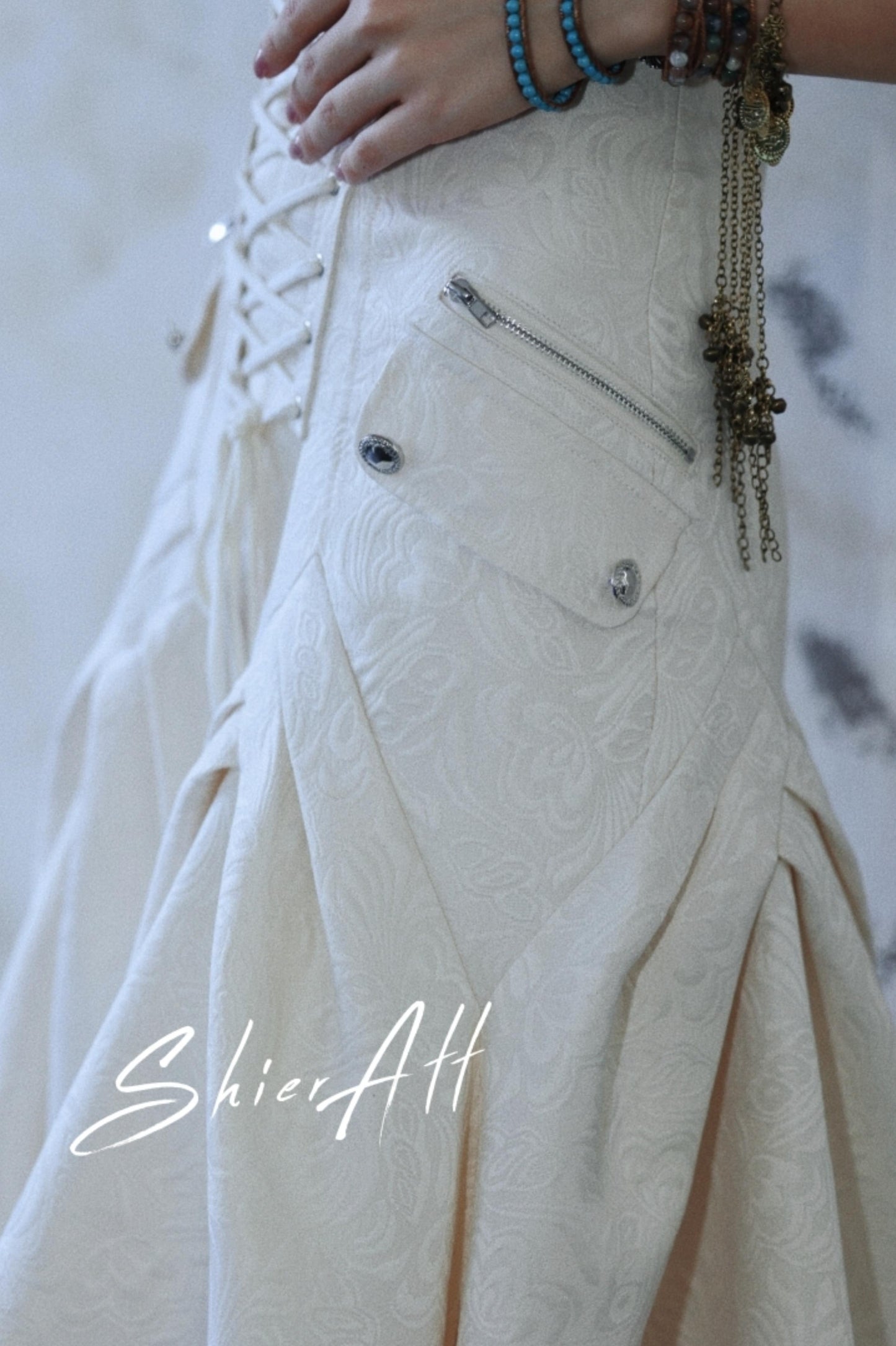 Stand-Up Collar Dress