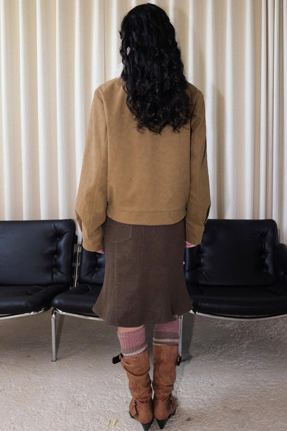 Before Sunrise Fur Collar Jacket