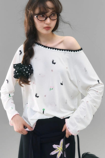 Wilderness Rabbit Crew Neck Top Set-Up