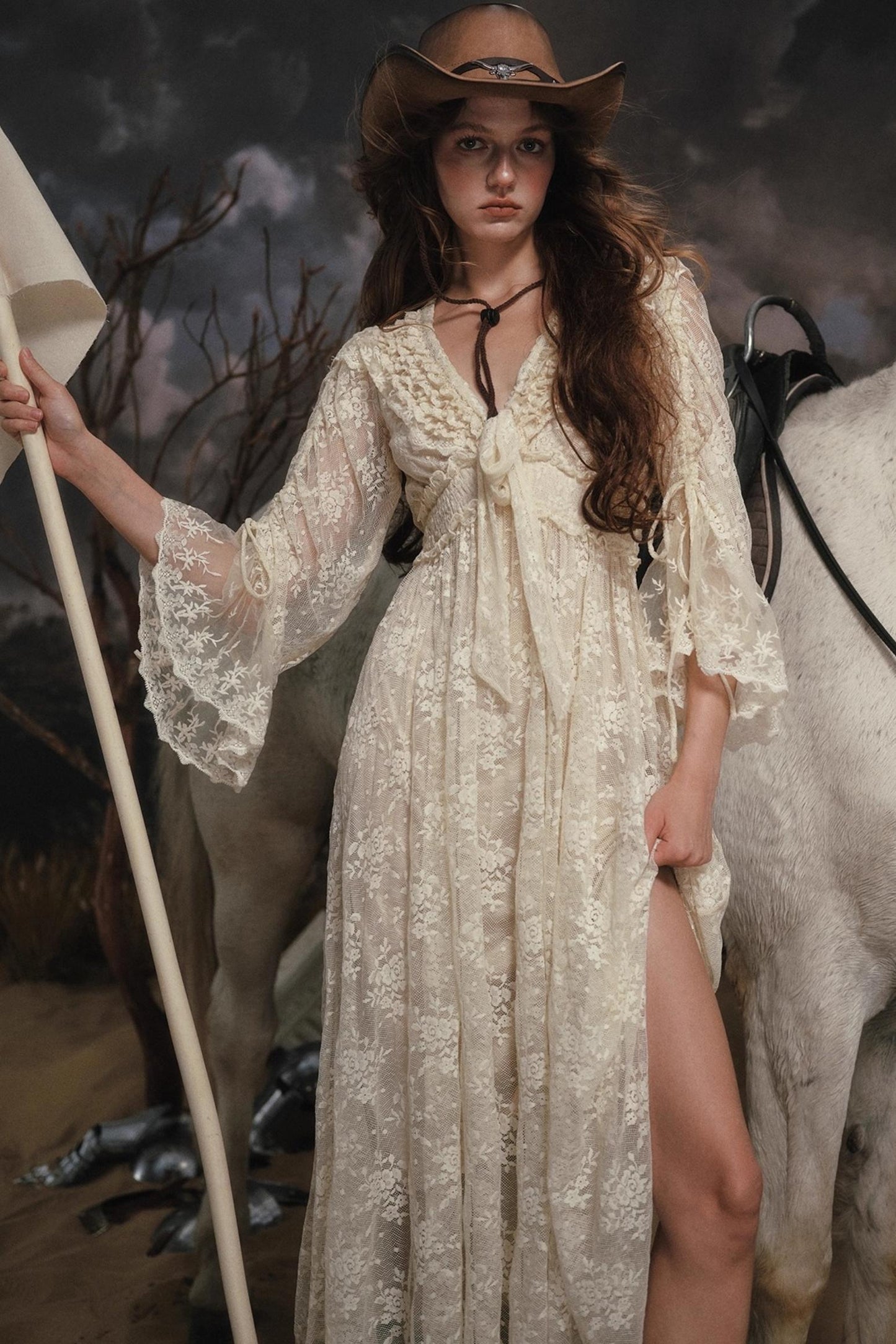 Princess Charming Lace Dress Set-Up