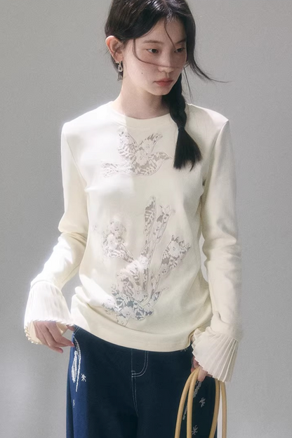 Flower Lily Lace Top
