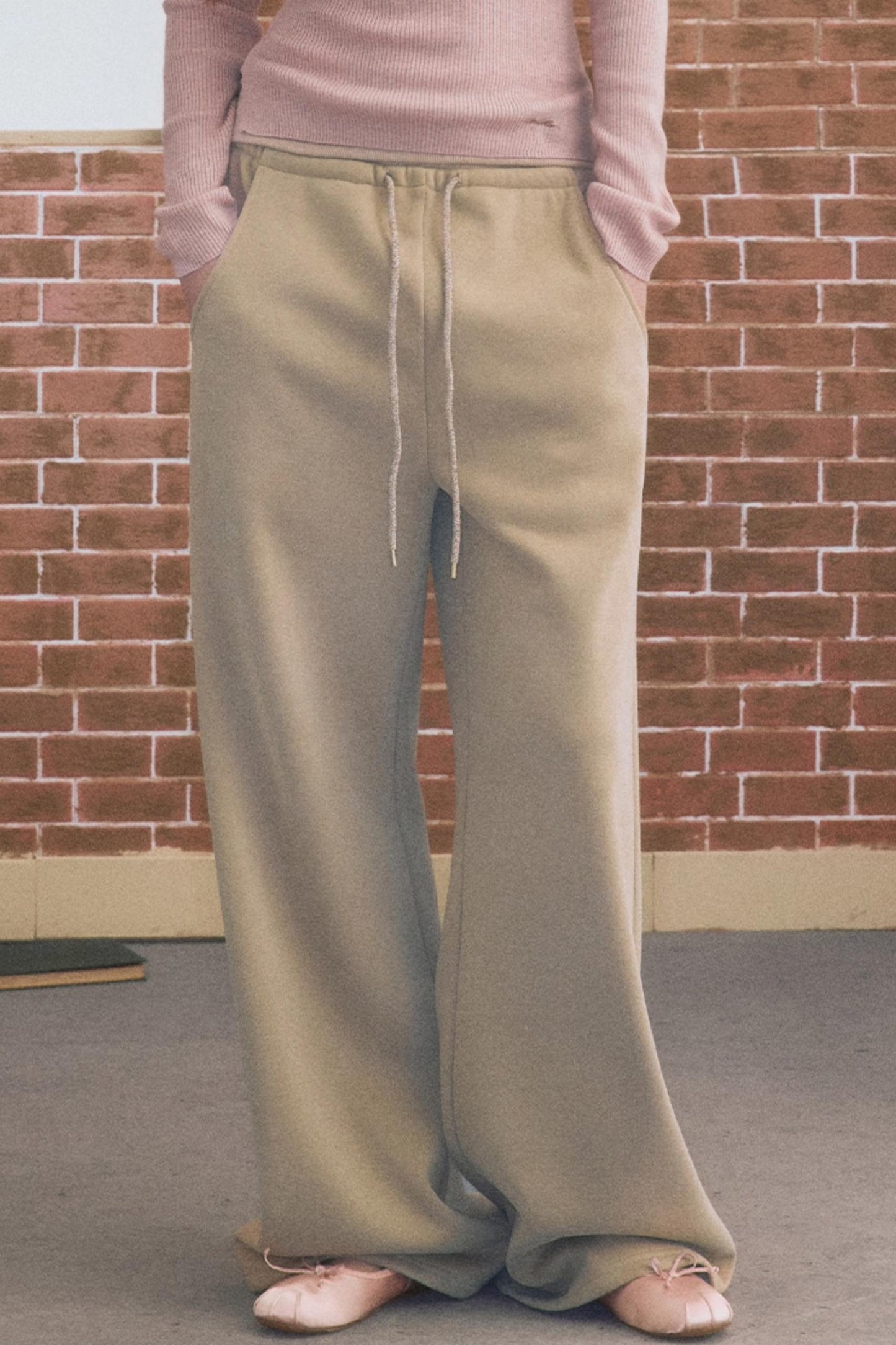 Simple Gray Fleece Sweatpants