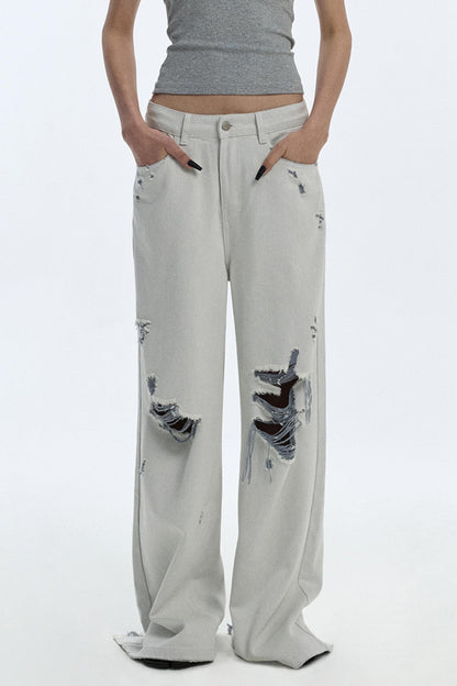 Summer Breathing Wide-Leg Jeans