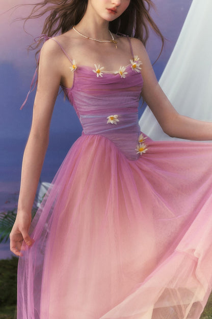 Purple Dreams Halter Dress