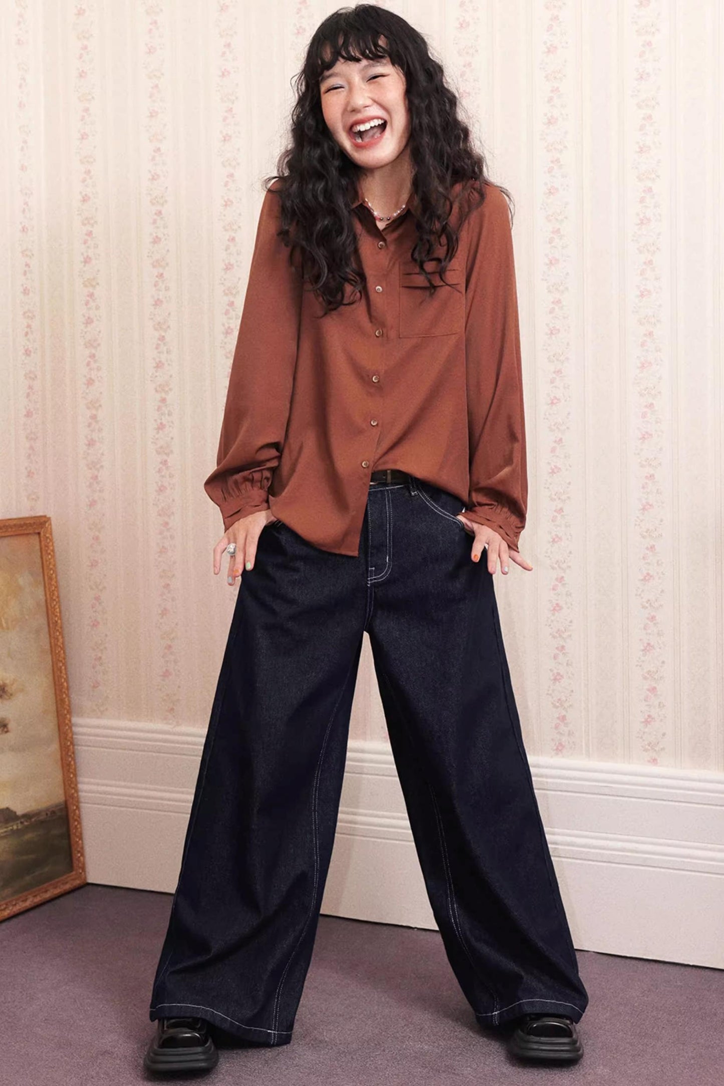 Original Vintage Wide Denim Pants