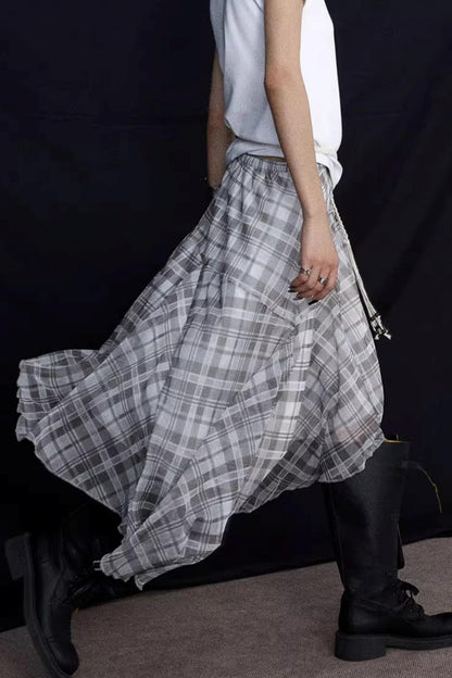 Summer Ruffled Irregular Skirt