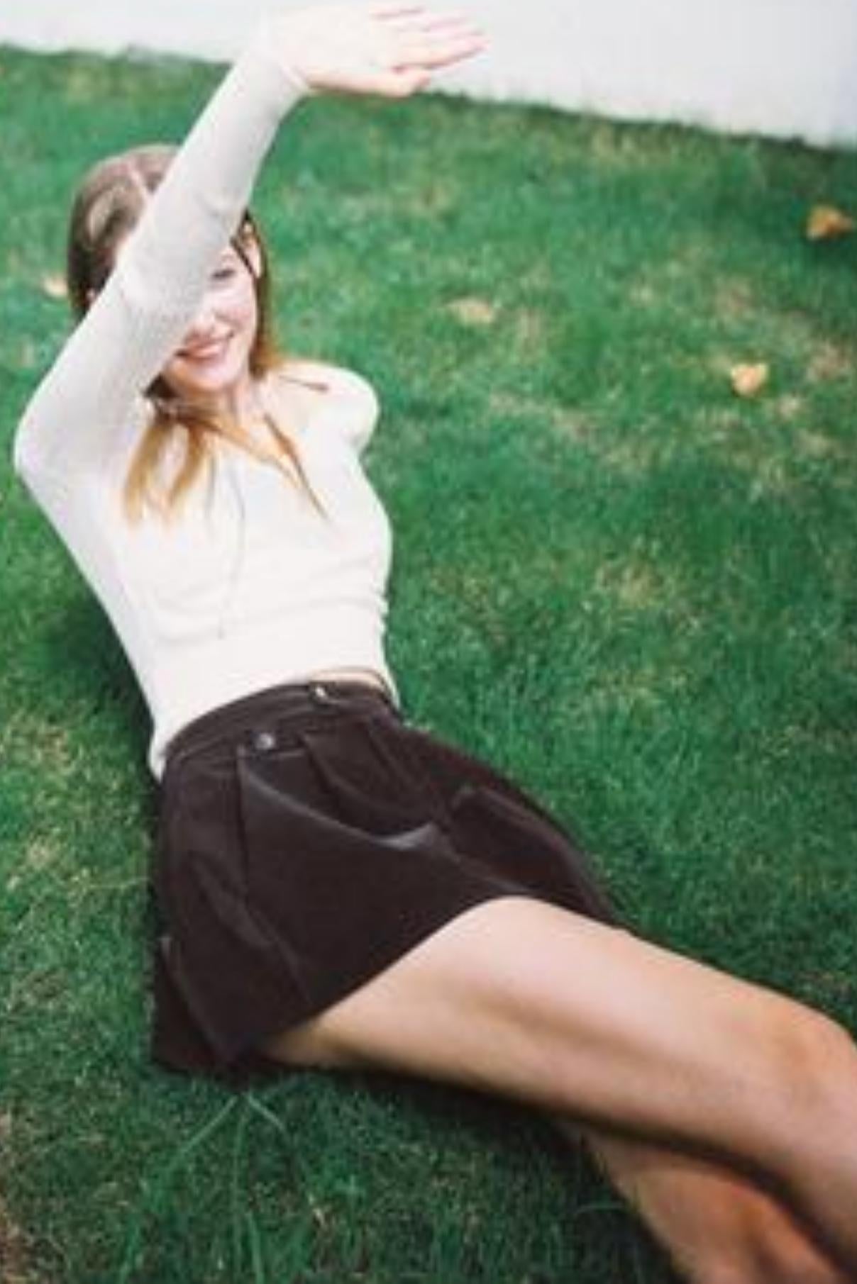 Flower V-Neck Knit Sweater