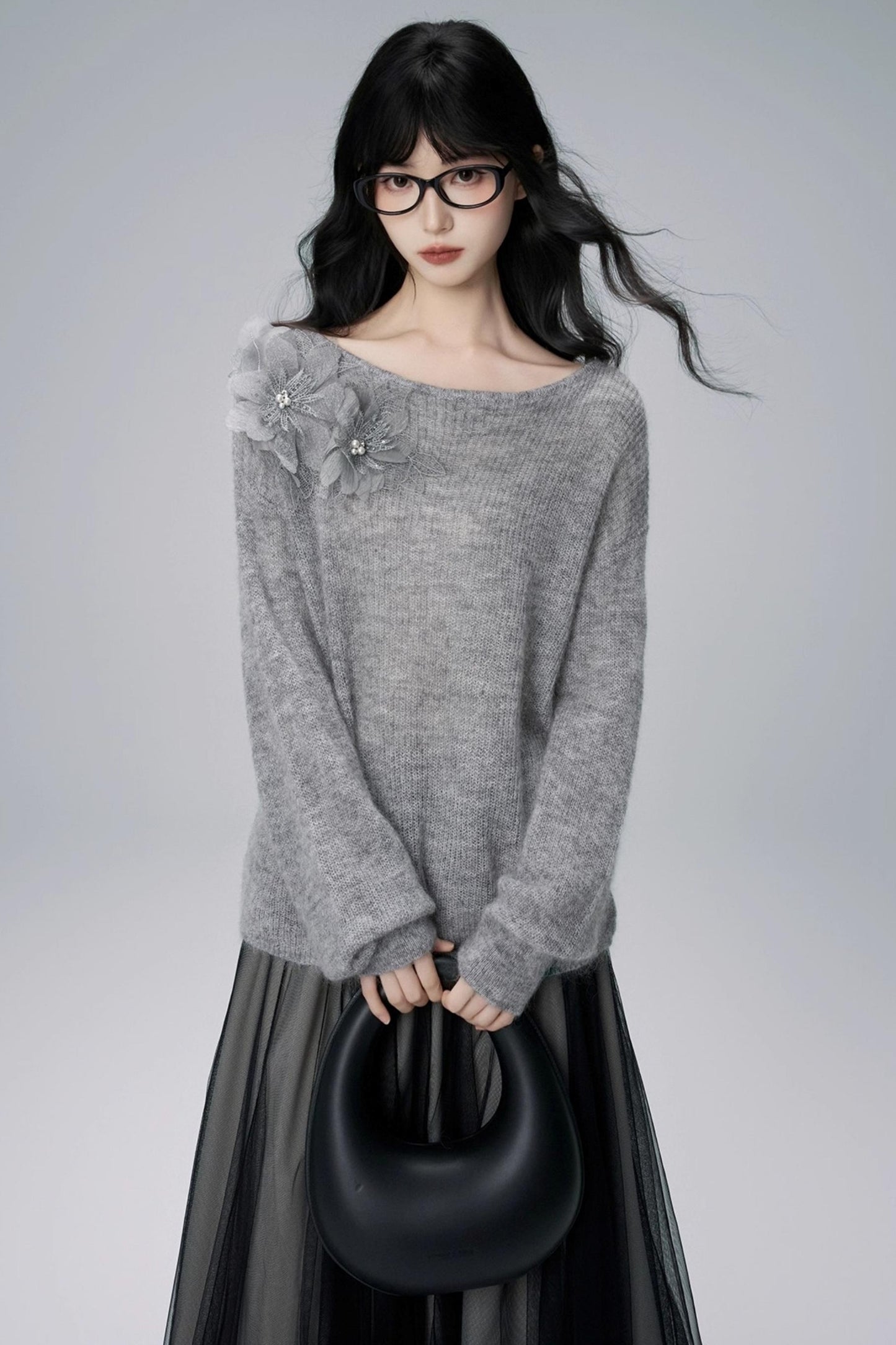 가을 모헤어 스웨터