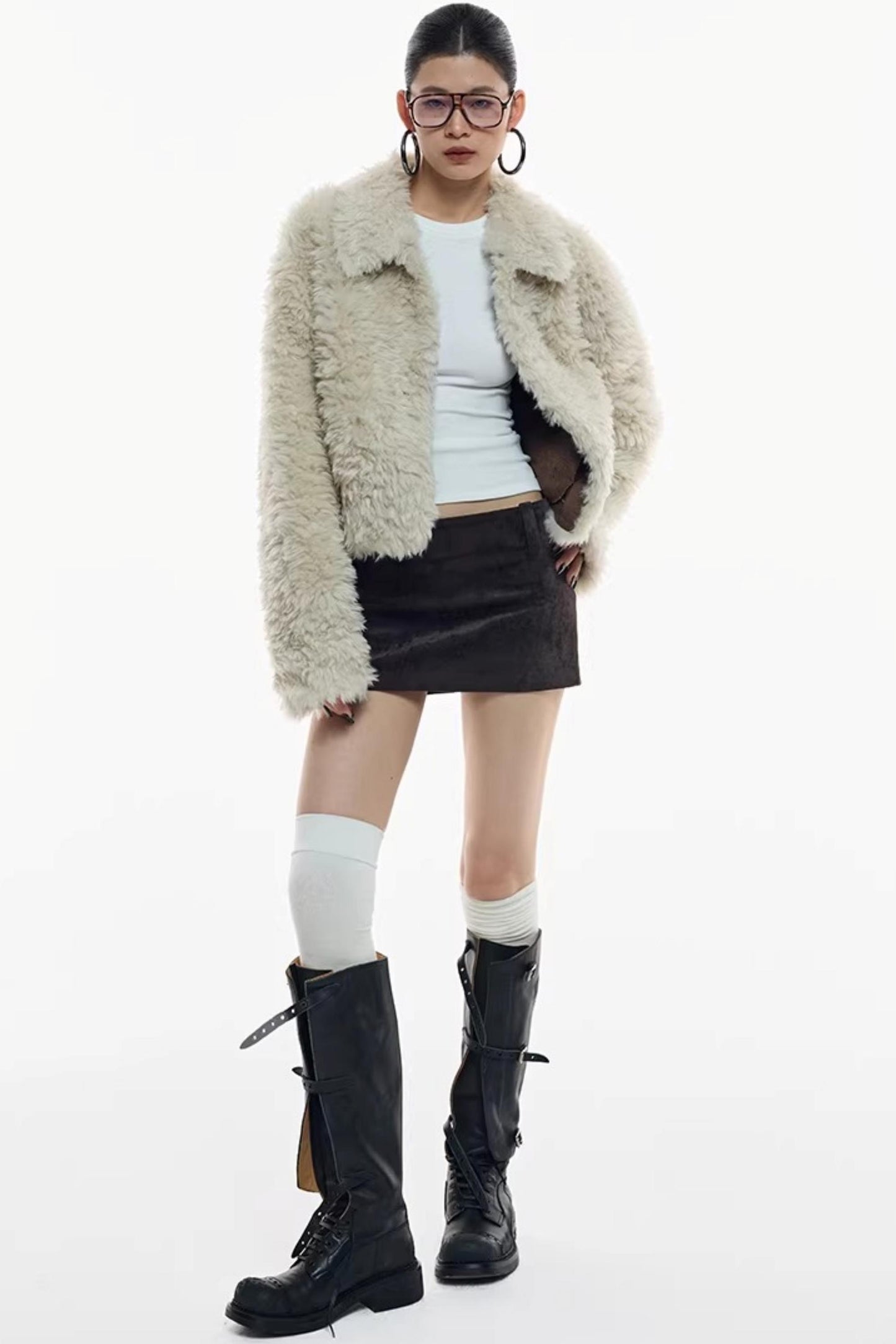 Chenille Velvet Hip Skirt