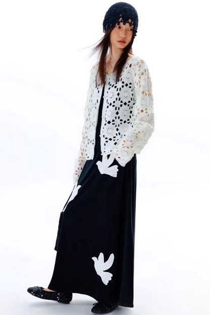 Floral Dream Häkeljacke
