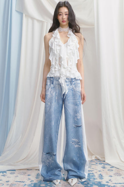 Moonlight Ripple Ambient Camisole Set-Up