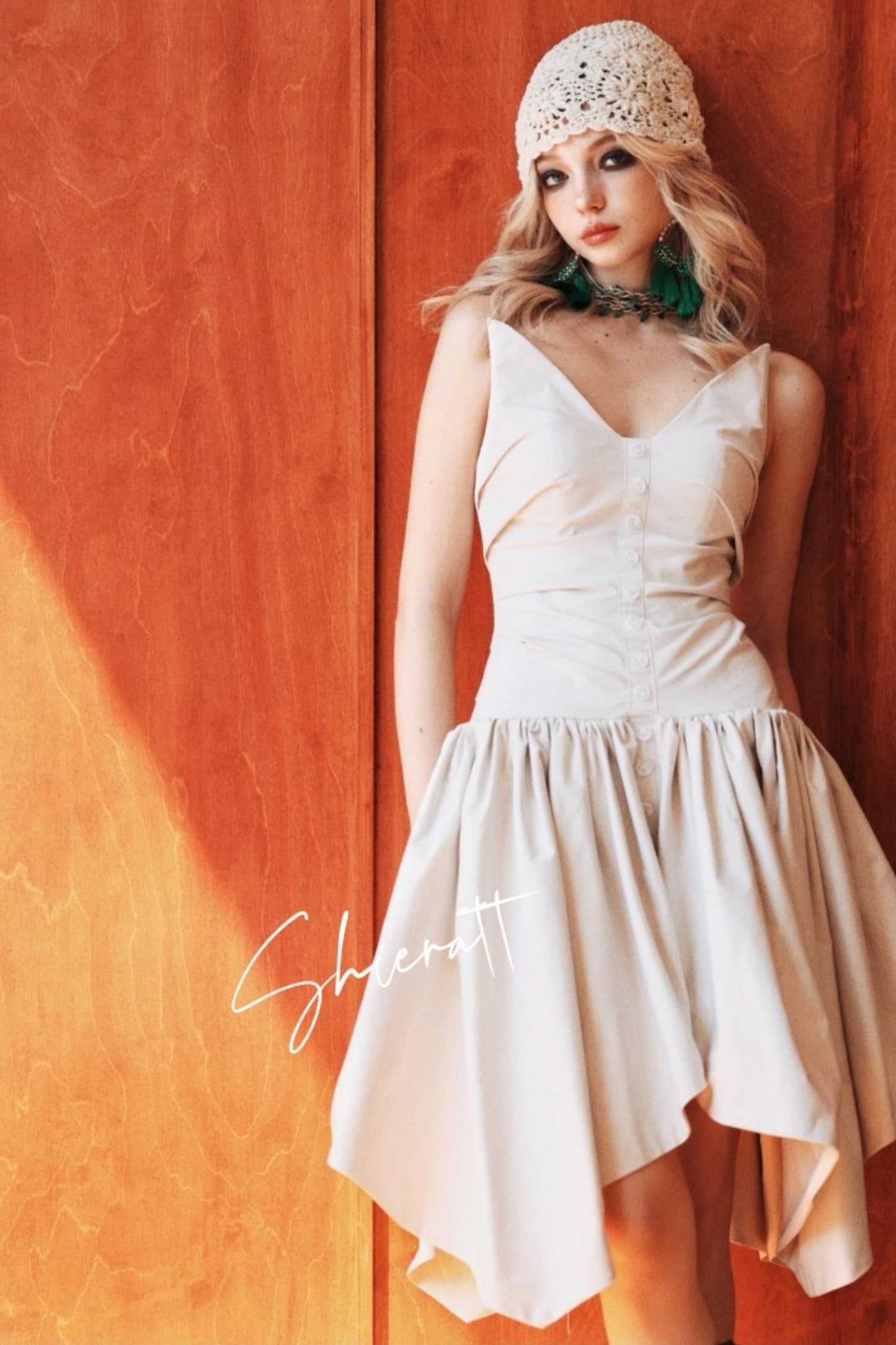 Vintage Irregular Fit & Flare Dress