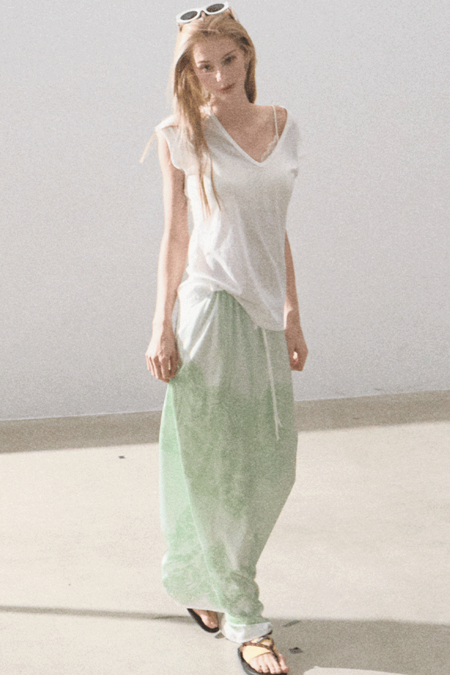 Soft Lace A-Line Skirt