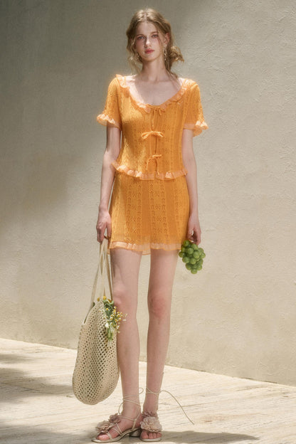 Vanilla Citrus Knit Trio Set-Up