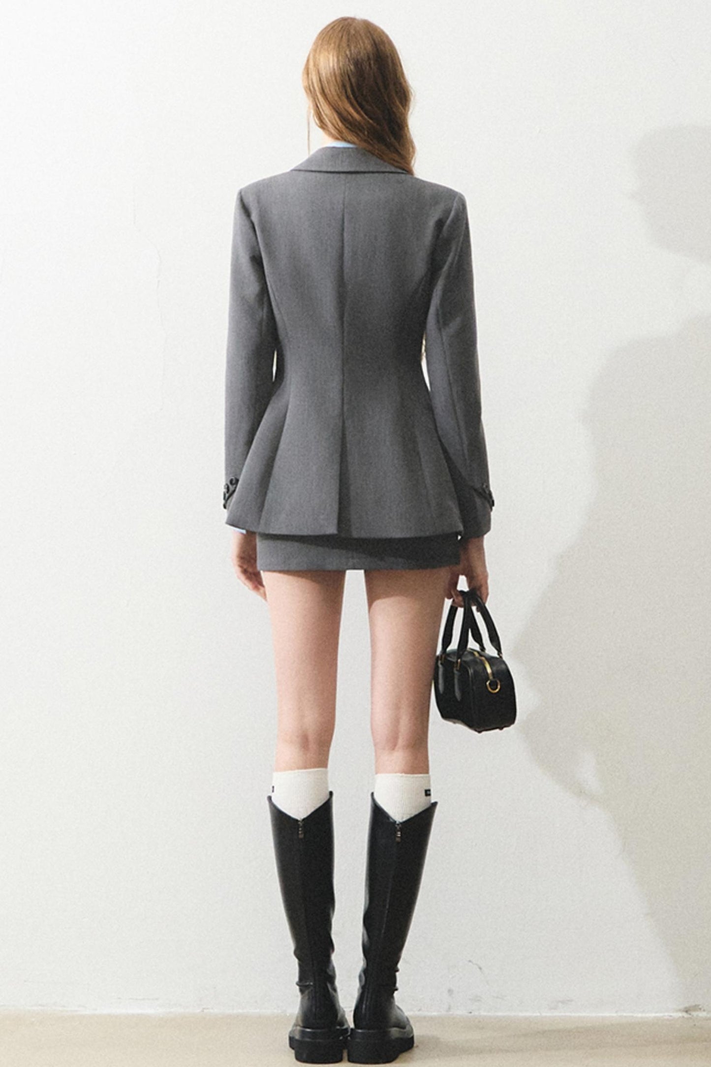 포멀 더블 브레스티드 라펠 슈트 셋업