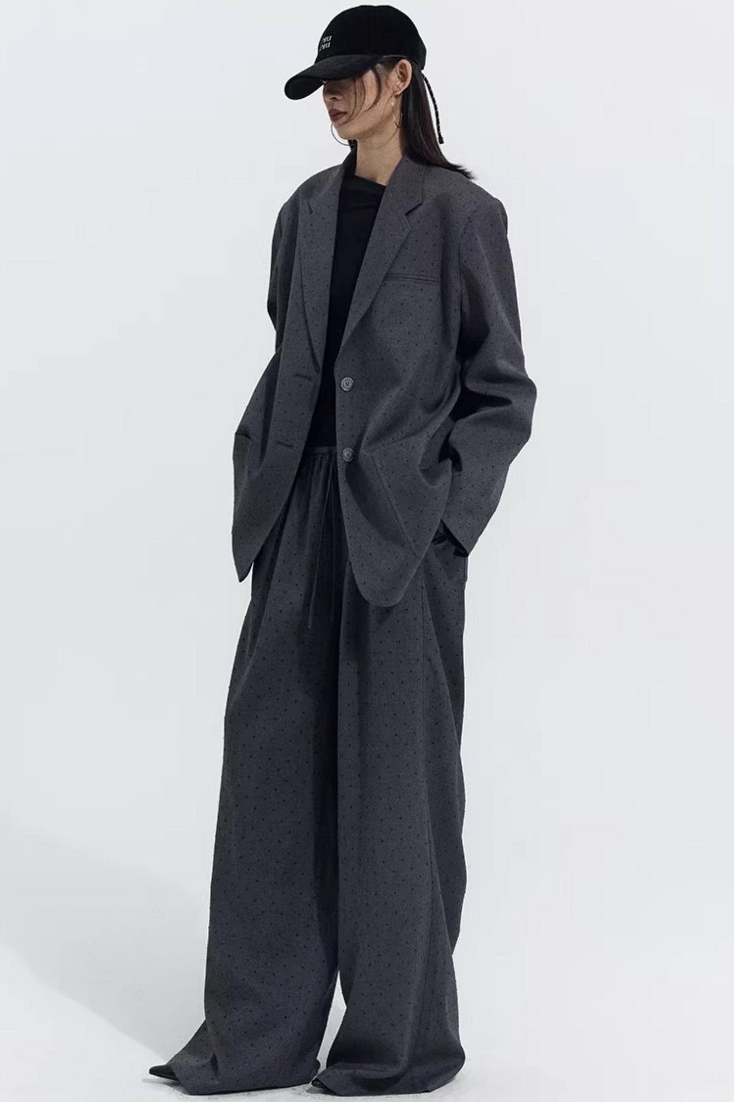 Retro Polka Dot Winter Jacket