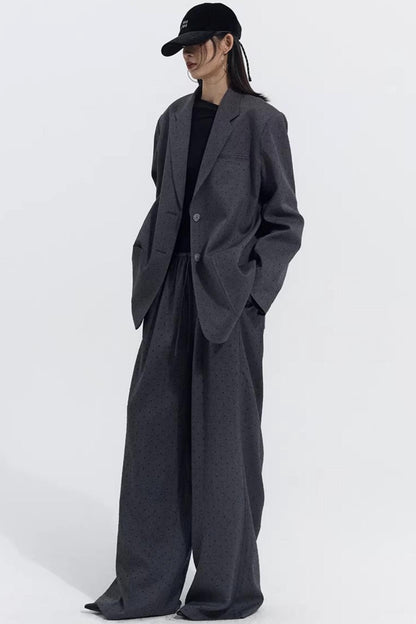 Retro Polka Dot Winter Jacket