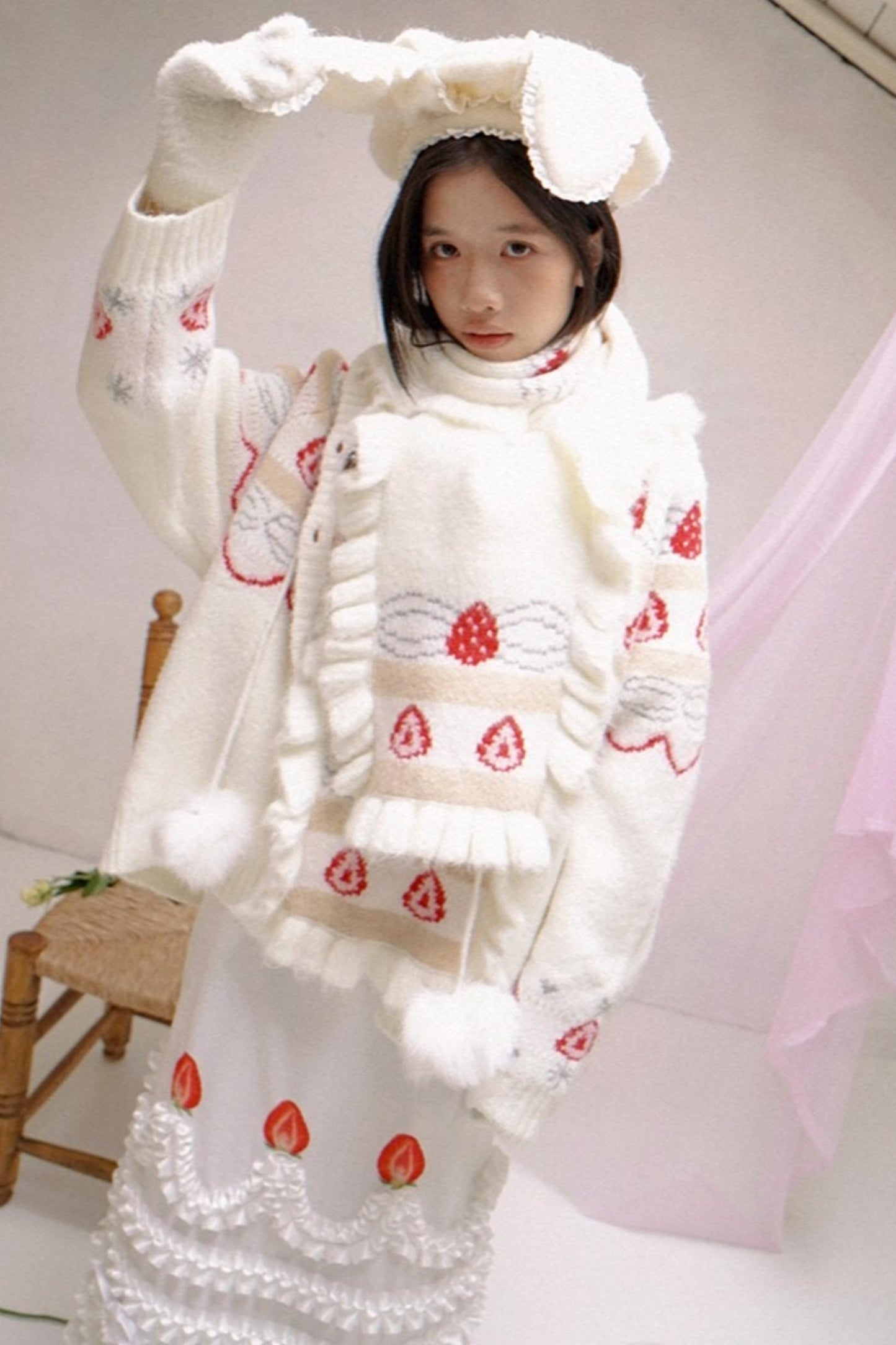 Everyday Happy Birthday Cake Scarf